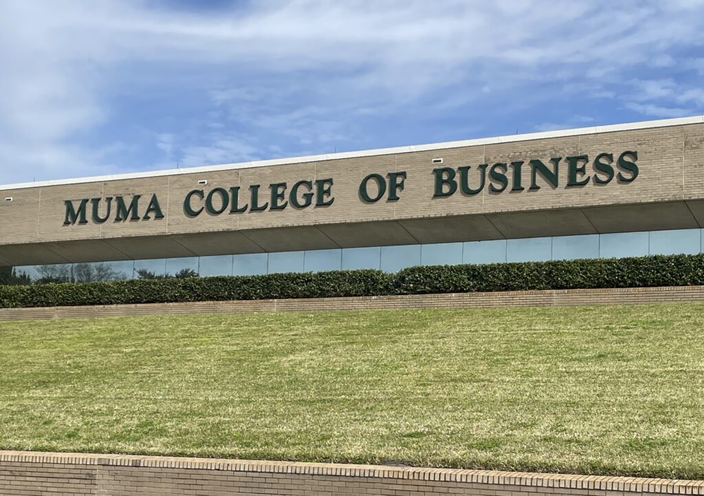 Muma College of Business building USF Tampa 