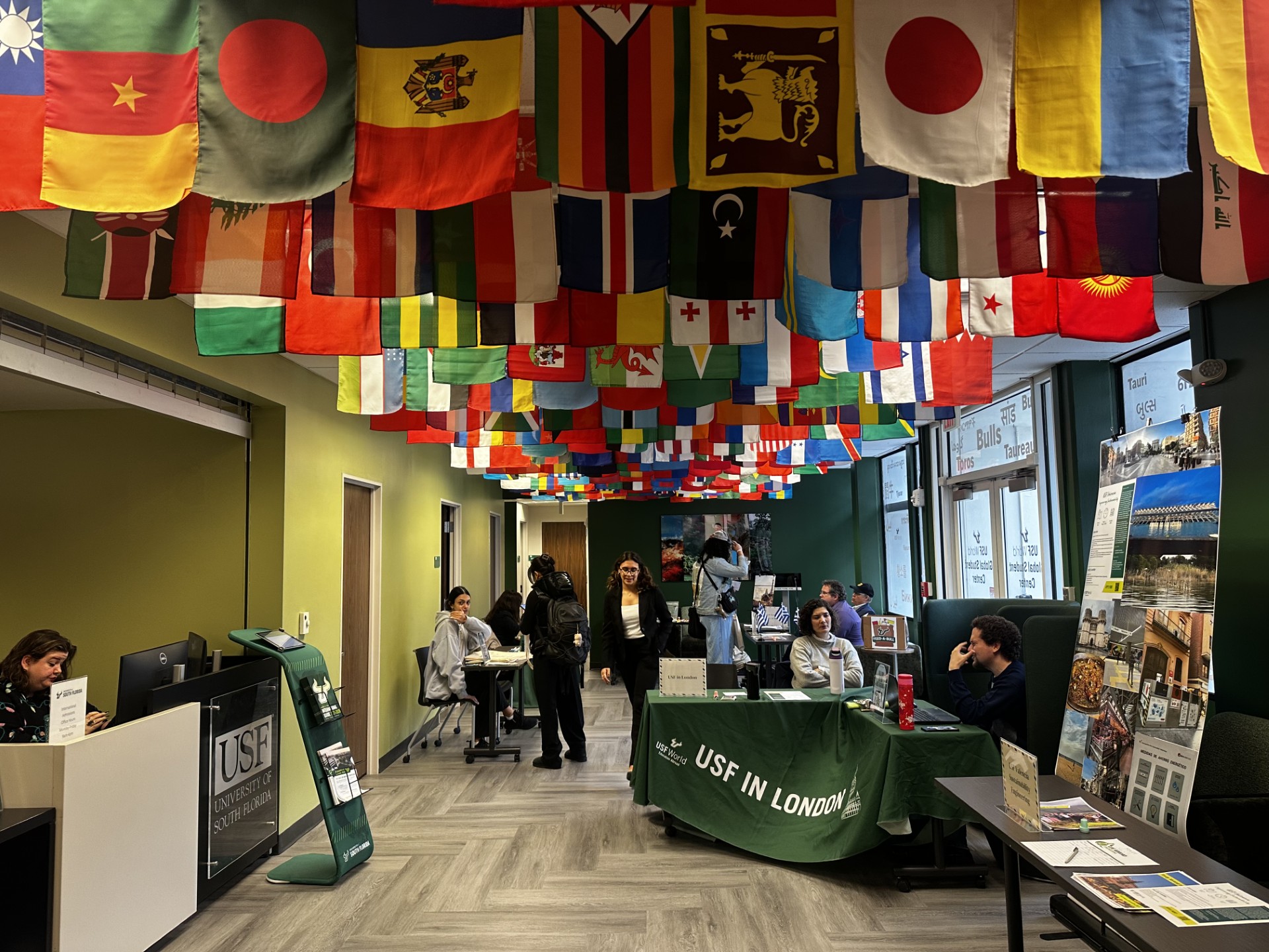 Photo of study abroad fair room